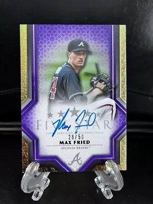 2023 Topps Five Star Purple With Gold Foil Auto 28 /50 Max Fried Braves ! • $28.99