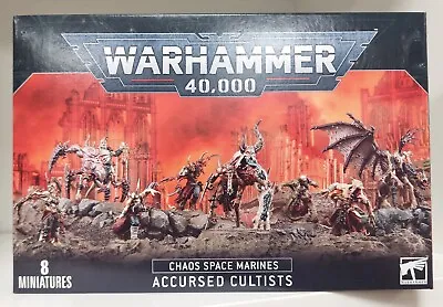 Warhammer 40000 Chaos Space Marines Accursed Cultists Single Models • $12.01