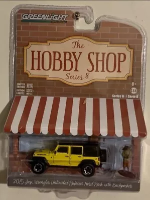 N42 Greenlight The Hobby Shop Series 8 2015 Jeep Wrangler Unlimit Rubicon  97080 • $8