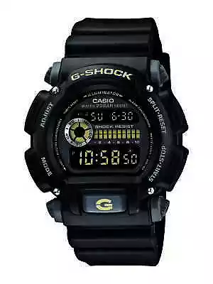 Casio G-Shock Military Men's Chronograph Black Resin 47mm Watch DW9052-1CCG • $66.99