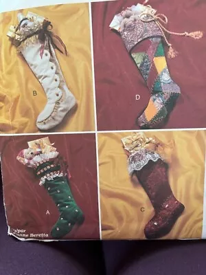 McCall's Crafts 4270 Christmas Stockings Sewing Pattern In Four Styles Uncut • $4.99