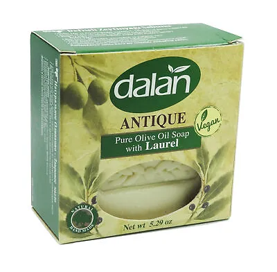 Dalan Antique Pure Olive Oil Soap With Laurel 150g - 100% Natural - Vegan • £5.99