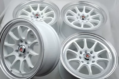 15 White Wheels MX3 Ion G3 G5 Forenza Prius C Spark Cobalt CL 4x100 4x114.3 Rims • $599