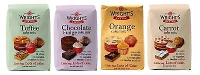 Wrights Baking Cake Mix Selection Pack (CTCO) - 4 Variety Cake Mix X 500g • £12.99
