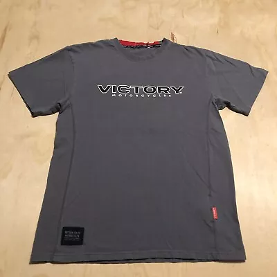 £11.89 • Buy Q828 VICTORY Freedom 106 T Shirt Men's Gray Medium Shirt