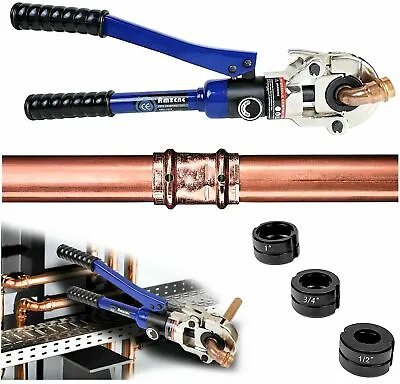 £113.20 • Buy Copper Tube Fittings Hydraulic Pipe Crimping Tool Pipe Crimper Pressing Pliers