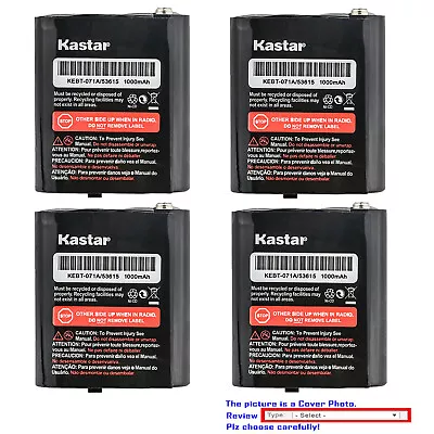 Kastar 1000mAh Ni-CD Battery For Motorola 53615 FRS-4002A 4002A KEBT650 MJ270R • $9.99