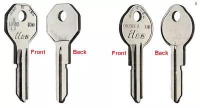 2 New Key Blanks! Fits 1936-1966 Gm/gmc Cars/trucks Bel Air Impala Nova Biscayne • $15.30