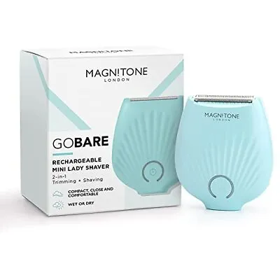 Magnitone GoBare! Rechargeable Waterproof Compact Mini Lady Shaver For Legs • £24.41
