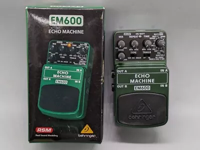 BEHRINGER EM600 ECHO MACHINE Guitar Pedal (EC2030243) • $79.99