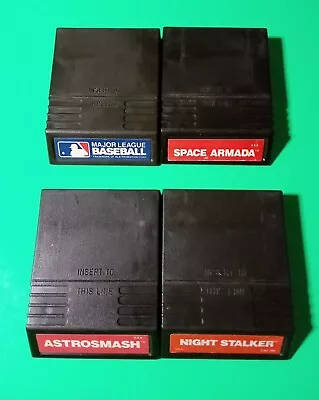 Intellivision Game Cartridges - Lot Of 4 Games (1980) Night Stalkers Astrosmash • $5.50