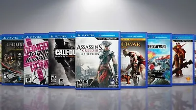 Replacement PlayStation VIta PSVITA Titles #-L Covers And Cases. NO GAMES!  • $11.99