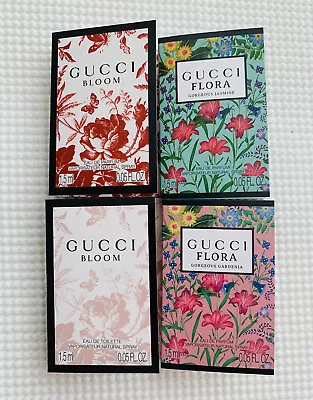 $18.95 • Buy Gucci Bloom & Gucci Flora Sample Size (4pcs)