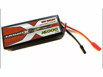 £348.99 • Buy 6S 16,000mAh 22.2V 25C Maniax LiPo MX16000-6S-25