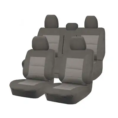 $168.88 • Buy Premium Jacquard Seat Covers - For Mitsubishi Triton MQ-MR Series Dual Cab (0...