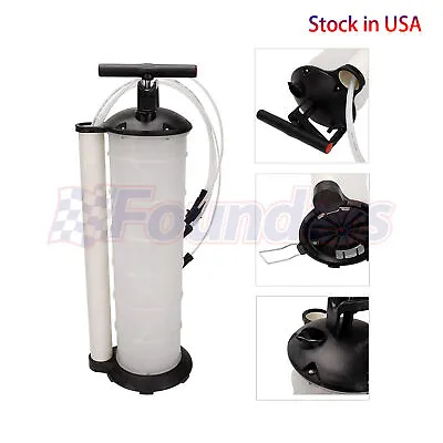 Oil Changer Vacuum Fluid Extractor Manual Hand Operated Transfer Tank 7L • $38