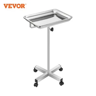 32-51 Inch Mayo Stand Mayo Tray With Adjustable Height Omnidirectional Wheels • $114.68