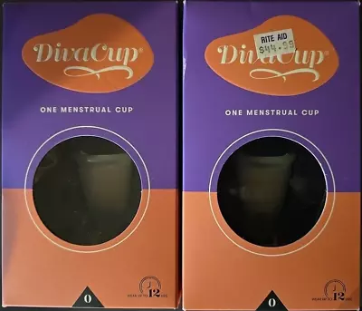 The DivaCup Model 0 Menstrual Cup (2 PACK) • $9.99