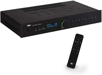 TIBO TI435DAB DAB+ / DAB / FM Stereo Hi-Fi Tuner Black 20Hz RCA Line Out & PSU • £99