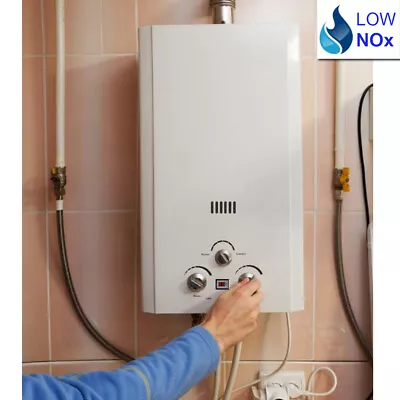 6L Propane Gas Tankless Instant LPG Hot Water Heater Boiler With Shower Kit LED • £94.95