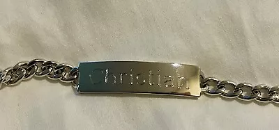 Vintage Elco USA Sterling Silver Engraved ‘Christian’ Name ID Bracelet 7.5” • $65