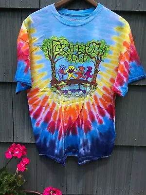 NEW Grateful Dead Forest Woods Bears T-Shirt M-3XL Tie Dye Mac Miller Jonah Hill • $26.89