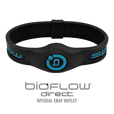 Bioflow Sport Magnetic Therapy Wristband Black/Blue - From Bioflow Direct • £20