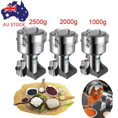 Commercial Electric Grain Grinder Coffee Bean Nuts Mill Grinding Machine Kitchen • $295.96