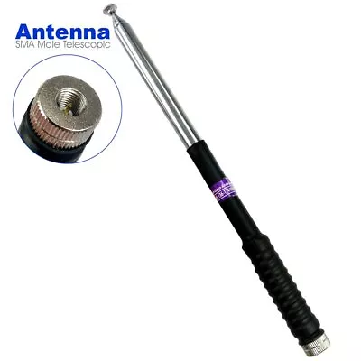 Telescopic Antenna SMA Male VHF 136-174MHz For Yaesu VX-3R FT-60R Puxing TYT • $12.99