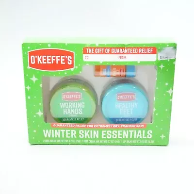 O'Keeffe's Working Hands Healthy Feet Lip Repair Balm Set 2.7 Hand Foot Cream • $20.95