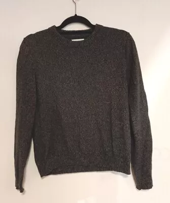 Vanishing Elephant Grey Marle Sweater Jumper 100% Cotton Long Sleeve Size 8 • $35