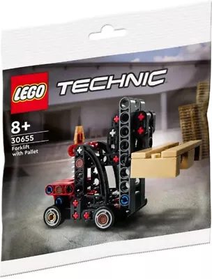 LEGO Technic Forklift With Pallet Polybag Set 30655 Free Shipping • $10.99