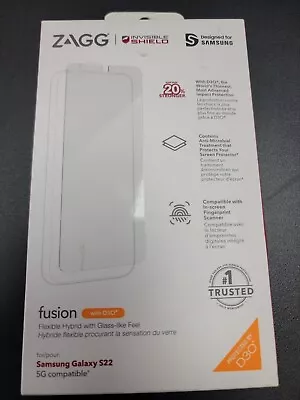 ZAGG Invisible Shield Fusion D30 For Samsung Galaxy S22 5G Screen Protector  • $11.75