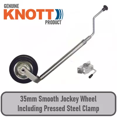 Genuine Knott 34 35mm Trailer Jockey Wheel W/Clamp For Ifor Williams P5E P6E P7E • £46.95