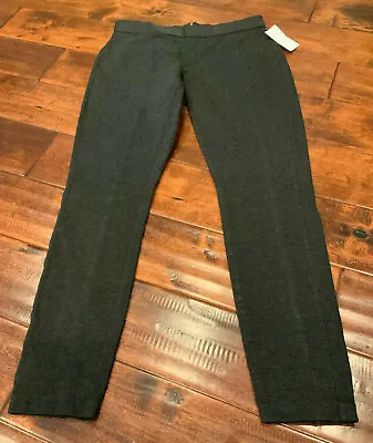 J. Crew Dark Gray  Pixie  Ankle Crop Legging Pants Size 6R • $14.25