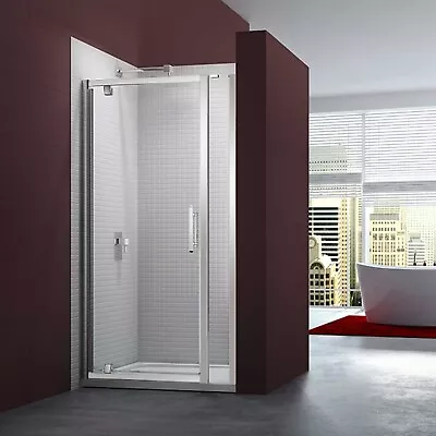 Merlyn 6 Series Inline Pivot Shower Door 1100mm+ Wide - 8mm Glass • £668.95