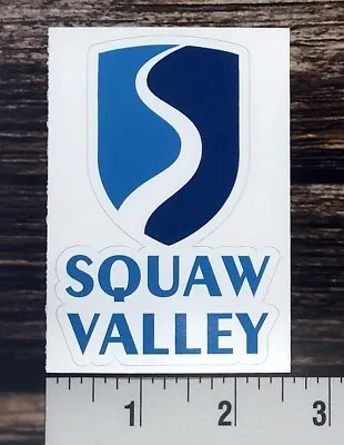 Squaw Valley Ski Resort Snow Skiing Boarding Sticker Decal • $7