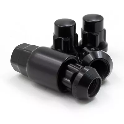 Locking Lug Nuts Wheel Locks M12x1.25 Black Bulge Acorn Lock Set • $13.97