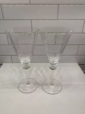 Lot Of 2 Mikasa  SOUTH HAMPTON GOLD  RKA01  7 7/8  Wine Glass - Excellent - New! • $25
