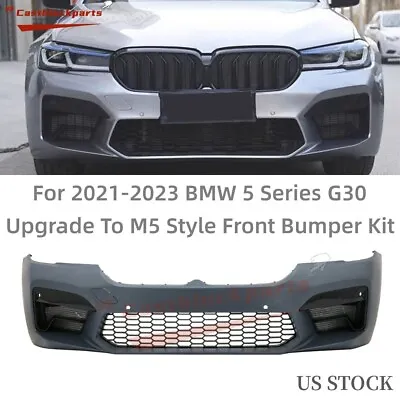 New For 2021-2023 BMW 5 Series G30 G38 Upgrade To M5 Style Front Bumper Body Kit • $880.08