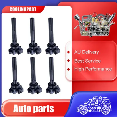 6PCS Ignition Coils For Holden TF RA Rodeo Jackaroo Frontera 6VD1 6VE1 3.2L 3.5L • $112