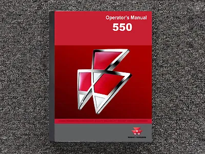 MASSEY FERGUSON COMBINE 550 Operator Owner Maintenance Manual • $209.30