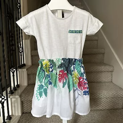 Catimini France White Toddler Girl Dress Size 4 (104) **Read • $15