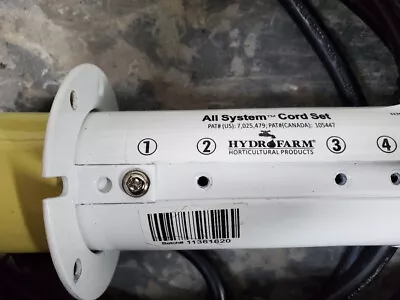 HydroFarm All System Cord 105447 15-ft 6KV Grow Light Mogul Socket -Used  • $15.95