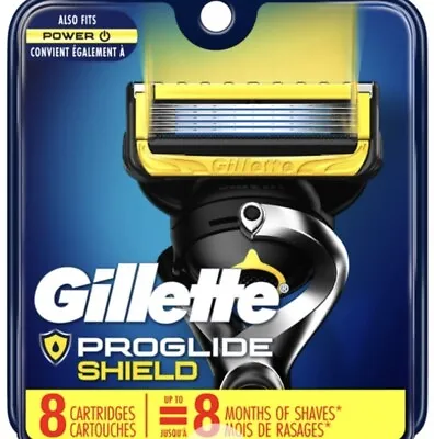 Gillette ProGlide Shield Men's Razor Blade Refills 8 Count New Factory Sealed • $21.99