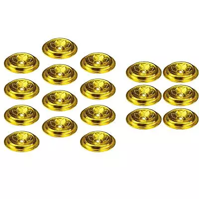 12x Oil Floating Wicks Holder Aluminum Candle Holder Oil Wicks Rack Disc Holders • £6.97