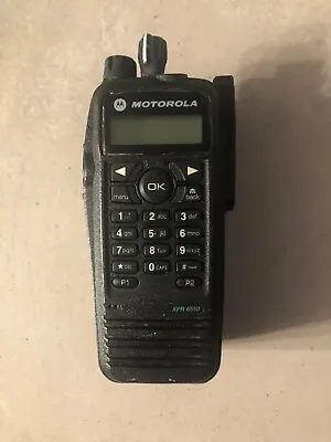 $199.99 • Buy Motorola XPR 6550 136-174 MHZ 160 CHANNELS AAH55JDH9LA1AN 2 Way Handheld Radio