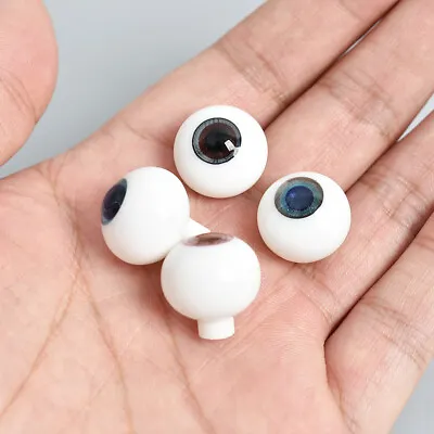 1 Pair Glass Eyes Ball For Making Doll Figurine Toys Muppet Accessory 12mm-18mm • $9.74