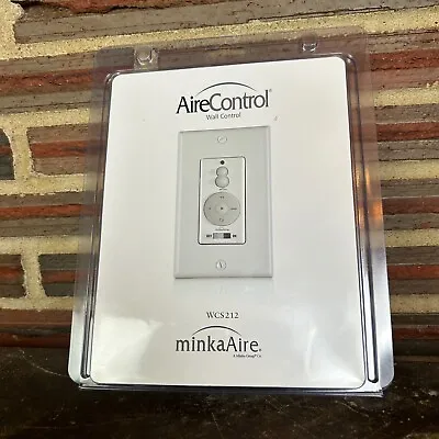 Minka Aire AireControl Wall Control WCS212 Remote System White Plastic Open Box • $79.99