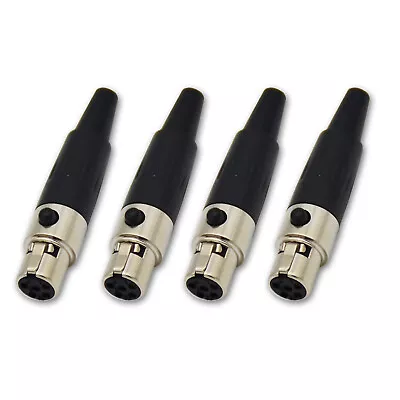 4Mini XLR Connector Female Microphone End TA4F 4 Pin Panel Mount XLR Plug • $17.30